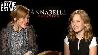 Annabelle Creation 2017 Talitha Bateman  Lulu Wilson talk about the movie