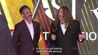 Al Yankovic  Eric Appel  Best Streaming Movie Acceptance Speech  Astra TV Awards