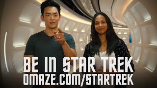 Zoe Saldana John Cho share secrets of the Enterprise