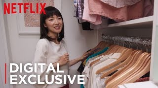 How To Organize Your Closets  Tidying Up with Marie Kondo  Netflix
