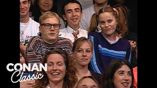 Andys Little Sister Featuring Amy Poehler  Andy Daly  Late Night with Conan OBrien