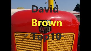 Top 10 David Brown tractors
