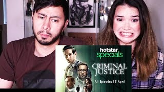 CRIMINAL JUSTICE  Hotstar Specials  Trailer Reaction