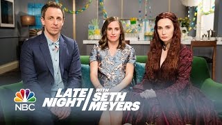 Melisandre at a Baby Shower  Late Night with Seth Meyers