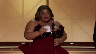 DaVine Joy Randolph Wins Best Supporting Female Actor  Motion Picture 81st Annual Golden Globes