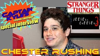 Chester Rushing Stranger Things  Captain Kyle Special Interview
