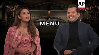 Stars of The Menu Aimee Carrero and John Leguizamo chat about their real life experiences in hospi