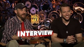 Mad Max Fury Road Tom Hardy and Jacob Tomuri Talks George Miller Characters  Stunts ScreenSlam