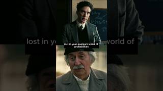 Cillian Murphy J Robert Oppenheimer  Tom Conti Albert Einstein movie cinema film cutscene