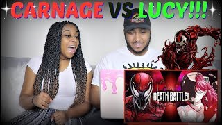 ScrewAttack Carnage VS Lucy Marvel VS Elfen Lied DEATH BATTLE REACTION