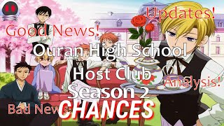 Ouran High School Host Club SEASON 2 CHANCES  Updates  Good News  Bad News  Analysis