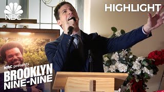 Jake Sings a Moving Tribute to Doug Judy at His Funeral  Brooklyn NineNine Episode Highlight