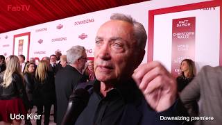Actor Udo Kier at the Downsizing premiere