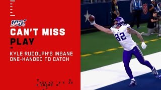 Kyle Rudolph Makes INSANE 1Handed TD Catch