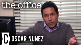 The Office Oscar Nunez on Oscars Southern Accent His Favorite Boss and His Friendship with Angela