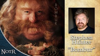 Stephen Hunter actor The Hobbit Trilogy Bombur  Interview