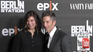 Jeanne Tripplehorn and Leland Orser at the Premiere Of EPIXs Berlin Station at Milk Studios in Holl