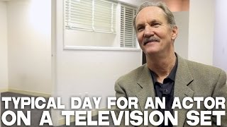 Typical Day For An Actor On A Television Set by Michael ONeill