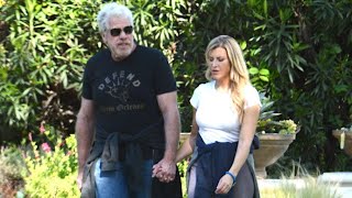 Cute Couple Ron Perlman And Allison Dunbar Hold Hands During Lockdown