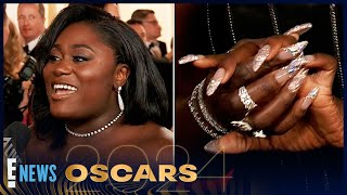 Danielle Brooks Secret Manicure Message Will Make You Cry  2024 Oscars
