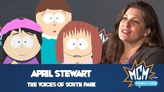 South Park Voice Actress April Stewart Interview from MCM Comic Con London  May 2018