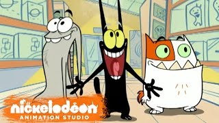 Catscratch Theme Song HQ  Episode Opening Credits  Nick Animation