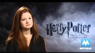 Bonnie Wright Ginny Weasley talks HARRY POTTER  her engagement to Jamie Campbell Bower