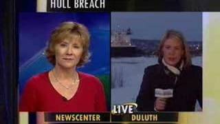 Duluth NBC News Reporter Julie Pearce Blooper Breaking Live