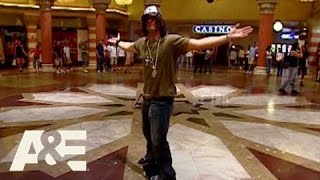 Criss Angel Mindfreak Skateboard Jump to the Bellagio  AE