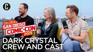 The Dark Crystal Age of Resistance Interview Taron Egerton Lisa Henson   Louis Leterrier