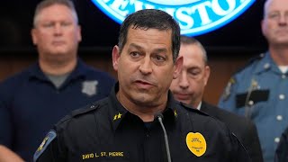 Maine Mass Shooting Robert Card dead Lewiston Police Chief David St Pierre reacts