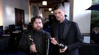 Oscars 2021 Will McCormack and Michael Govier Backstage  ScreenSlam