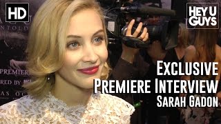 Sarah Gadon  Dracula Untold Premiere Interview