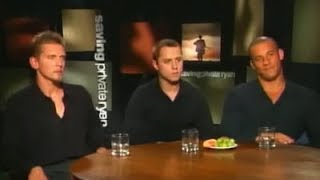 Saving Private Ryan Throwback Interview  Vin Diesel Giovanni Ribisi  Barry Pepper  Extra Butter
