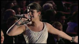 Glees Lea Michele  Matthew Morrison at 2010 Tony Awards