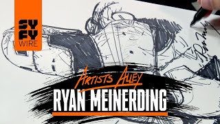 Iron Man Sketched By Marvel Visual Dev Head Ryan Meinerding Artists Alley  SYFY WIRE