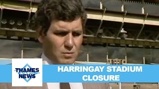 Greyhound Racing  Harringay Stadium Closure  John Blake interview  TN87123024
