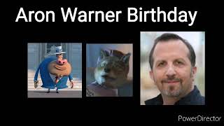 Aron Warner Birthday