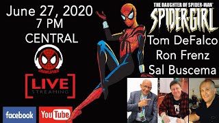 Celebrating SpiderGirl with Tom DeFalco Ron Frenz and Sal Buscema