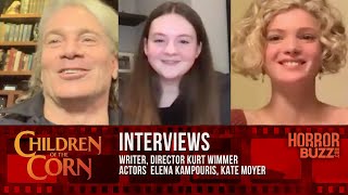 Kurt Wimmer Elena Kampouris Kate Moyer INTERVIEW  Children of the Corn 2023
