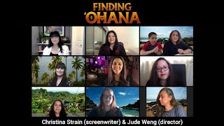Finding Ohana Interview Christina Strain screenwriter  Jude Weng director