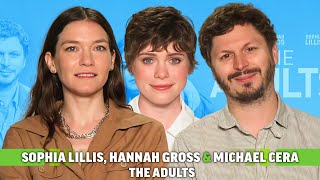 Michael Cera Sophia Lillis and Hannah Gross Interview The Adults