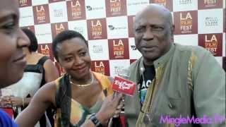 Barbara Eve Harris Louis Gosset Jr at Middle of Nowhere Red Carpet Los Angeles Film Festival