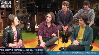 Sunny Afternoon interview with The Kinks George Maguire Ned Derrington John Dagleish  Adam Sopp