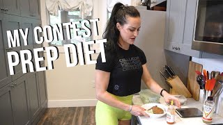 Erin Sterns Female Figure  Bikini Contest Prep Diet A Full Day of Eating