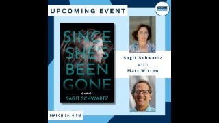 Author event Sagit Schwartz  Matt Witten at Zibbys Bookshop discussing SINCE SHES BEEN GONE