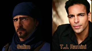 Character and Voice Actor  Uncharted 3 Drakes Deception  Salim  TJ Ramini