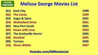 Melissa George Movies List
