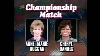 Cheryl Daniels vs Anne Marie Duggan Arlington Heights Final Match