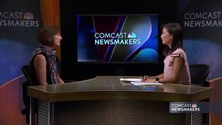 Lighthouse Board Vice Chair Julie Stark highlights Lighthouses on Mag Mile  Comcast Newsmakers 2018